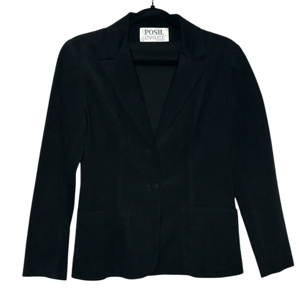 Vintage Posh Ultra suede coat. Size: Small